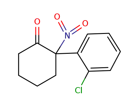 2-(2-chlorophenyl)-2-nitrocyclohexan-1-one