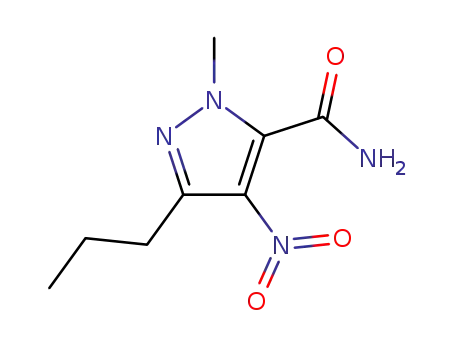 1-methyl-4-nitro-3-propyl-1H-pyrazole-5-carboxamide