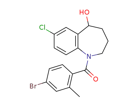 4-bromo-2-methylphenyl-(7-chloro-5-hydroxy-2,3,4,5-tetrahydro-1H-benzo[b]azepin-1-yl)methanone