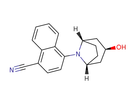 4-(3-hydroxy-8-azabicyclo[3.2.1]oct-8-yl)naphthalene-1-carbonitrile