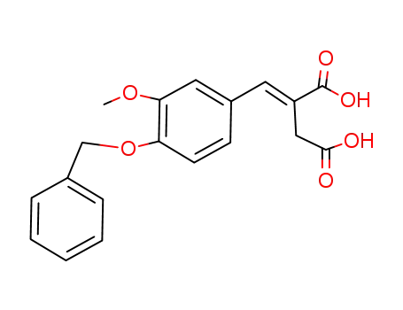 (E)-2-(4'-benzyloxy-3'-methoxybenzylidene)succinic acid