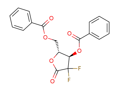 2-deoxy-2,2-difluoro-D-erythro-pentonic acid γ-lactone 3,5-dibenzoate